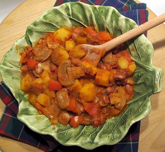 Goulash di fagioli